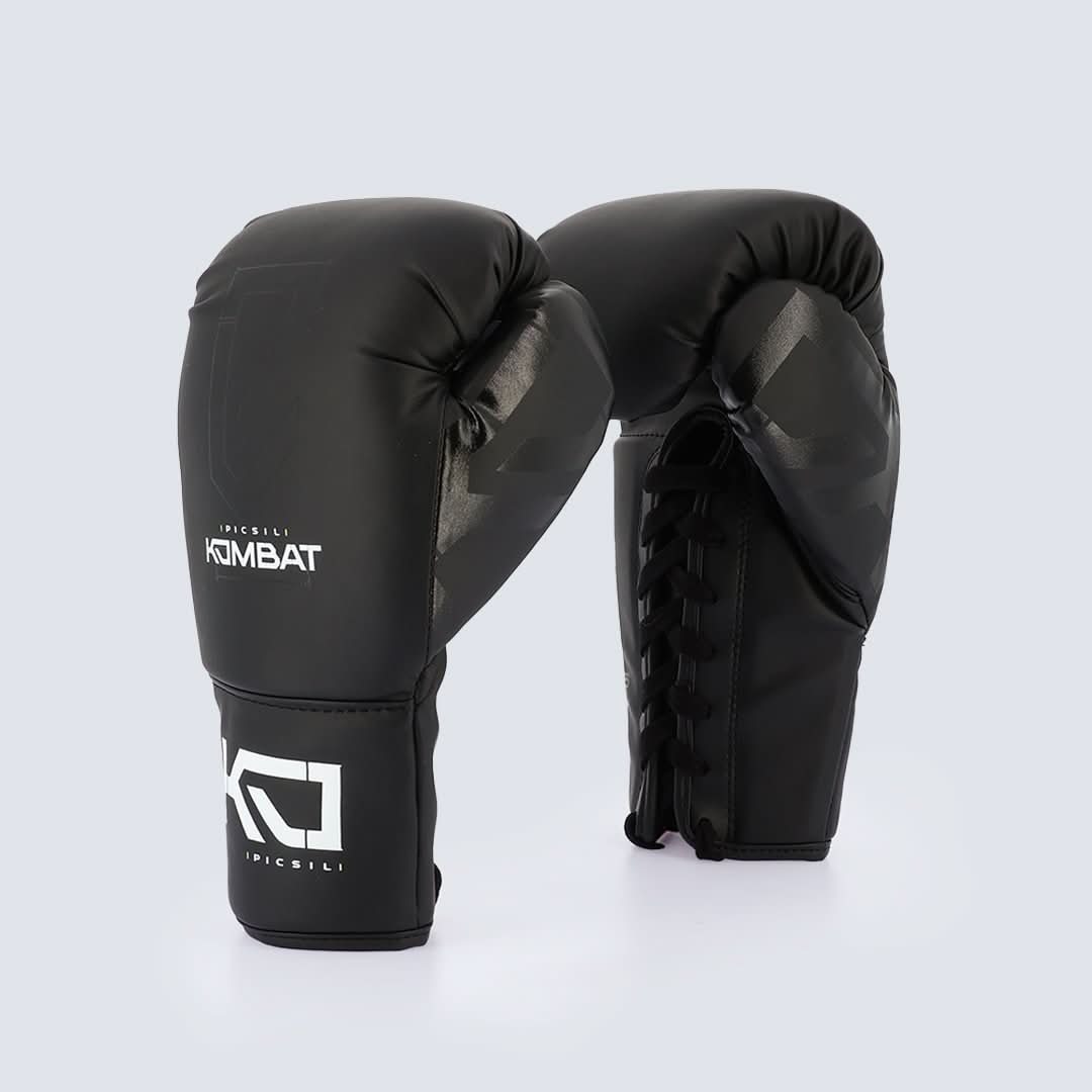 KOMBAT Kronos Pro Lace Up Boxing Gloves