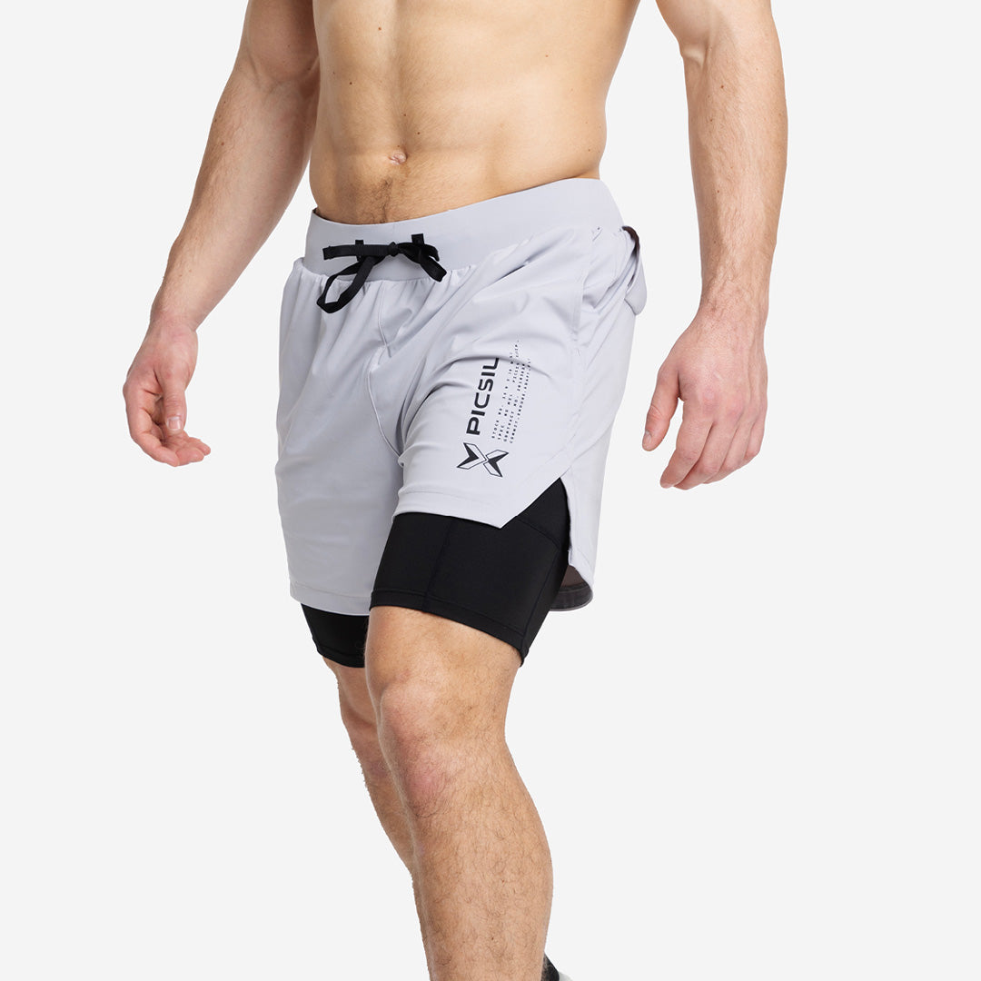 Shorts with compression legging 2 in 1 man premium 0.1