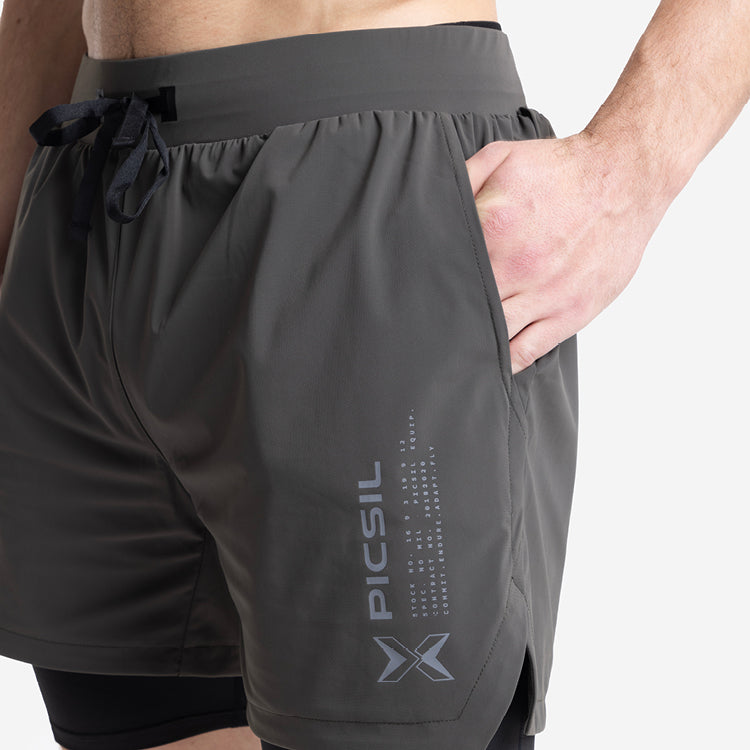 Shorts with compression legging 2 in 1 man premium 0.1