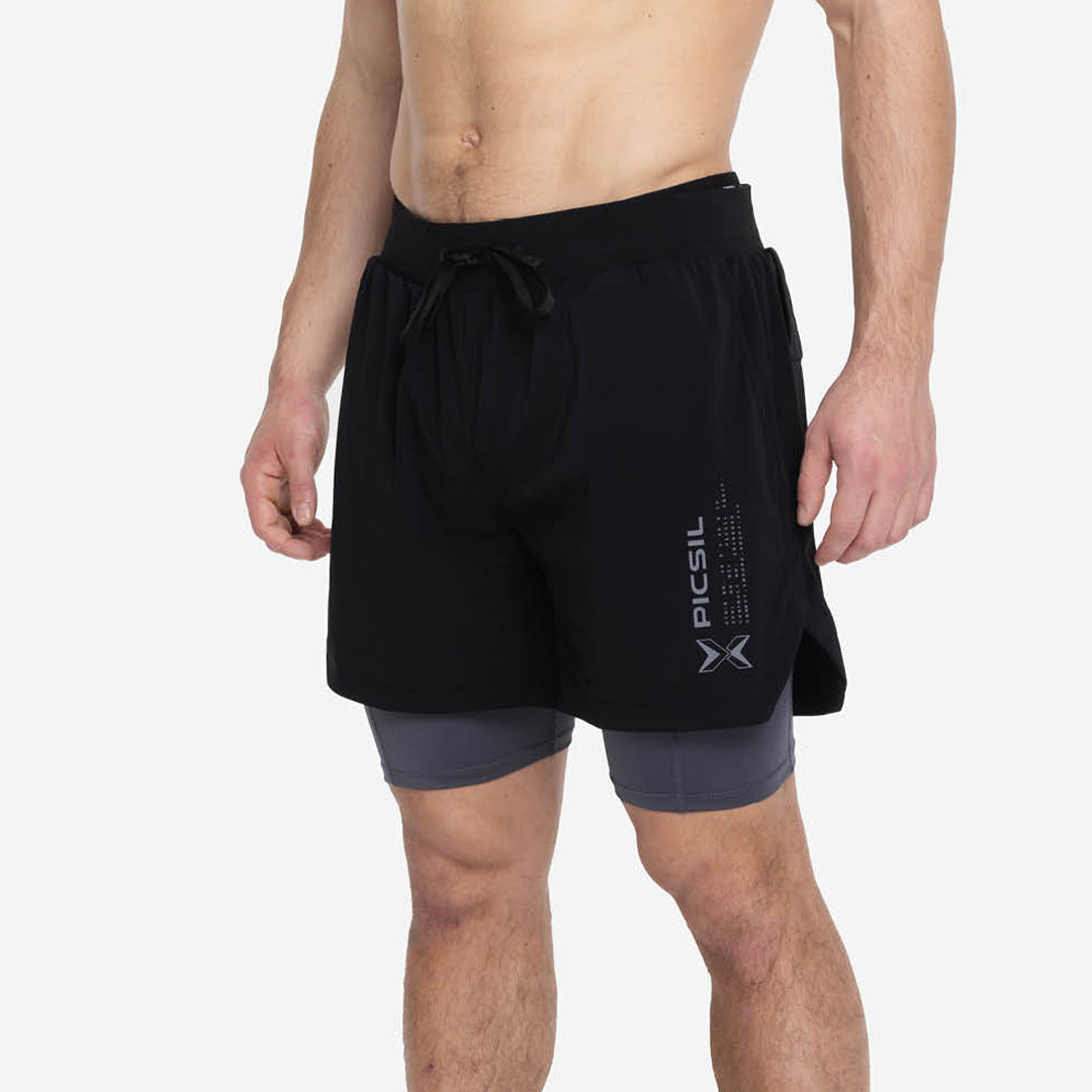 Shorts with compression legging 2 in 1 man premium 0.1