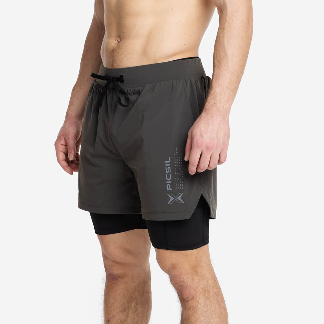 Shorts with compression legging 2 in 1 man premium 0.1