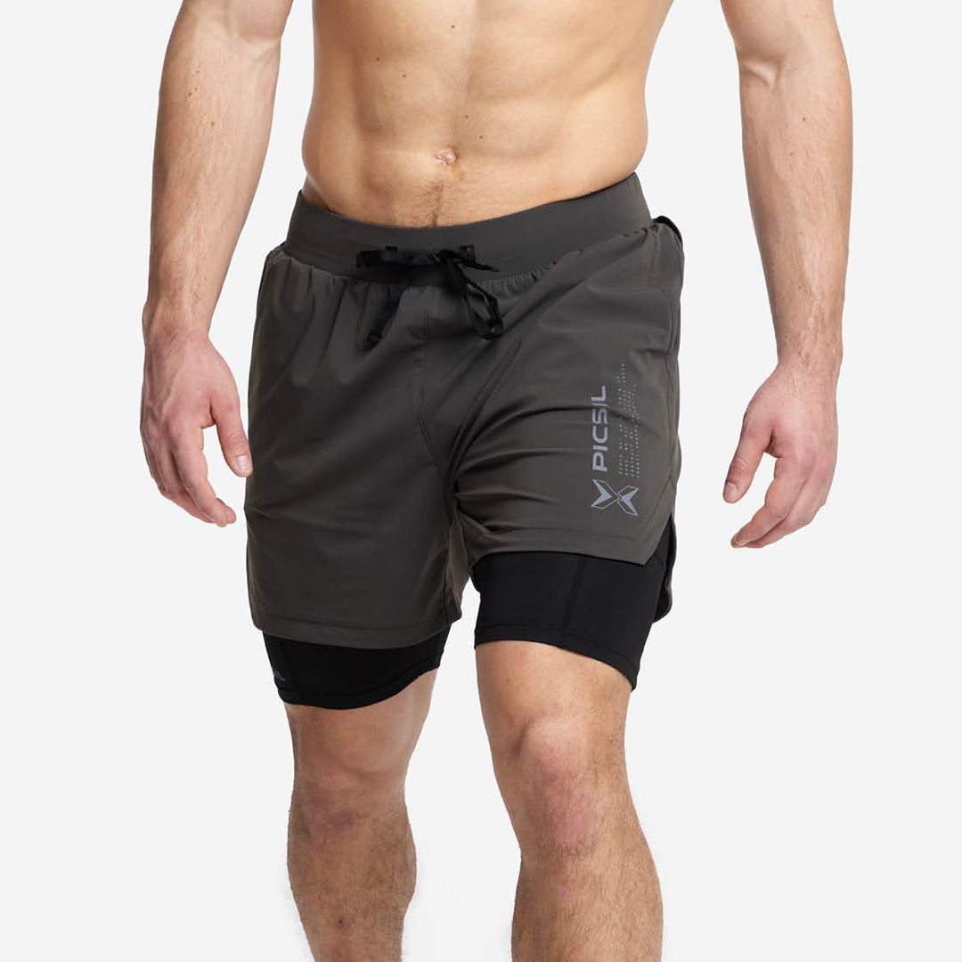 Shorts with compression legging 2 in 1 man premium 0.1