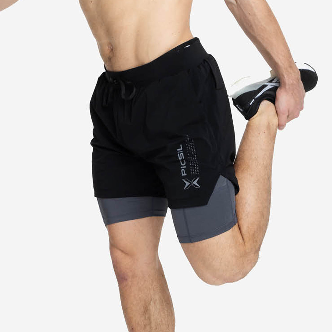 Shorts with compression legging 2 in 1 man premium 0.1