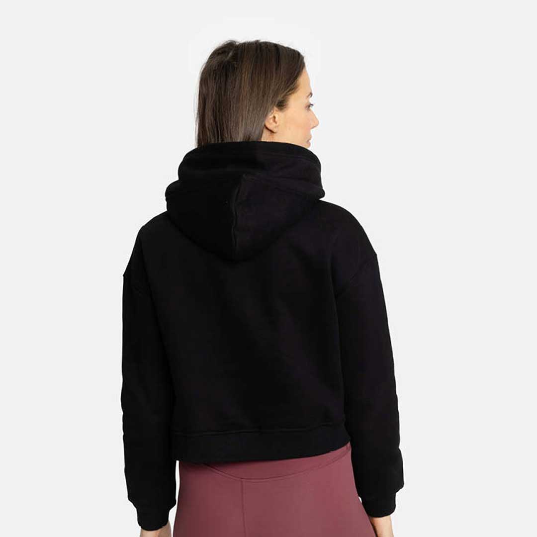 Short Hoodie Sweatshirt Woman Core